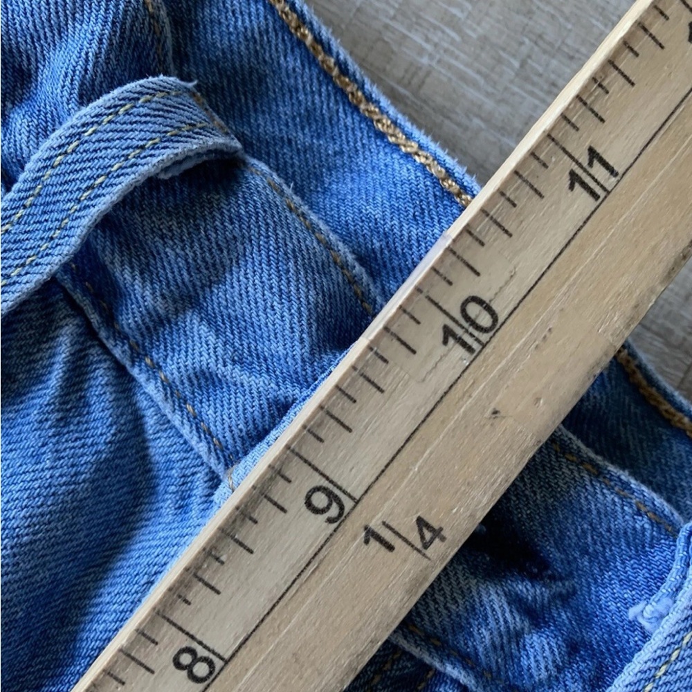 ▶️ Levi’s 501 Cutoff Shorts Womens 25 Distressed Denim High Rise Frayed Festival - Picture 7 of 12